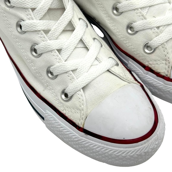 Converse Chuck Taylor All Star High Top White Sneakers  Women's 8 Men's 6 - Picture 9 of 11